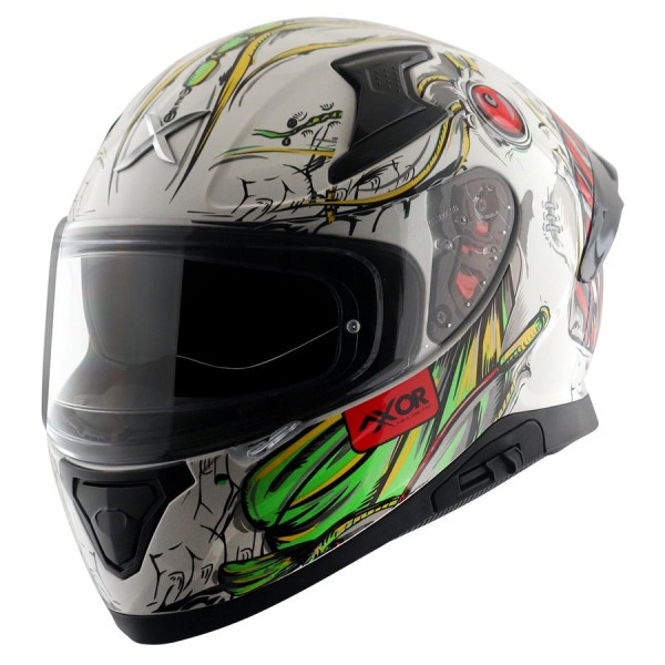 AXOR APEX SEADEVIL GLOSS WHITE RED HELMET