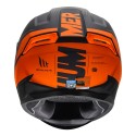 MT HUMMER BRICK MATT ORNGE HELMET