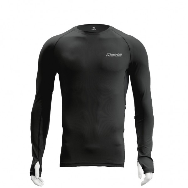 RAIDA HIGH PERFORMANCE BASE LAYER TOP BLACK