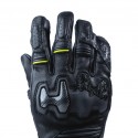 RAIDA DRIFTER EVO MOTORCYCLE GLOVES HIVIZ GREEN