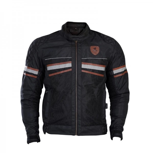 RAIDA VINTAGO MENS'S RIDING JACKET BROWN