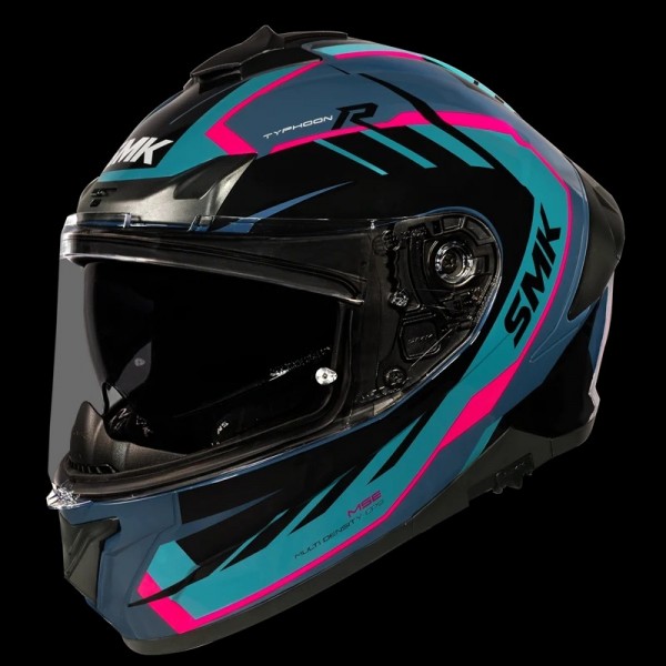 SMK TYPHOON AEROT GLOSS BLUE BLACK (GL552) HELMET