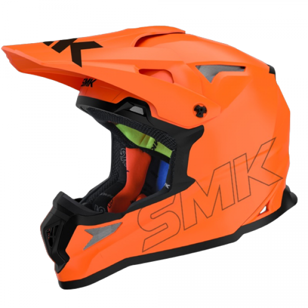 SMK ALLTERRA GLOSS HI VIZ ORANGE (GL720) HELMET