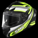 SMK TYPHOON FREERIDE MATT BLACK YELLOW GREY (MA246) HELMET