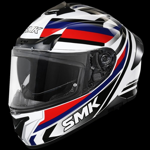 SMK TYPHOON FREERIDE GLOSS WHITE BLUE BLACK (GL152) HELMET