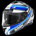 SMK TYPHOON FREERIDE GLOSS WHITE BLUE GREY (GL156) HELMET