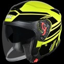 SMK GTJ RAMBLER GLOSS YELLOW BLACK (GL420) HELMET