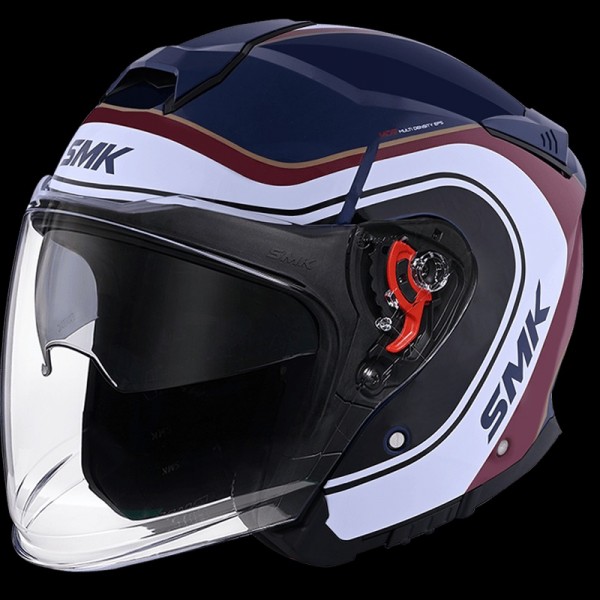 SMK GTJ LIBERO GLOSS BLUE WHITE RED (GL513) HELMET