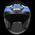 SMK GTJ RAMBLER MATT BLACK BLUE GREY (GL256) HELMET
