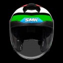 SMK GTJ ROVER GLOSS BLACK GREEN RED (GL283) HELMET