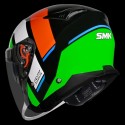 SMK GTJ ROVER GLOSS BLACK GREEN RED (GL283) HELMET
