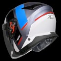 SMK GTJ ROVER GLOSS GREY WHITE BLUE (GL1615) HELMET