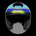 SMK GTJ ROVER GLOSS GREY BLUE PINK (GL659) HELMET