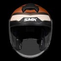 SMK GTJ ROVER MATT GOLD ORANGE WHITE (MA771) HELMET