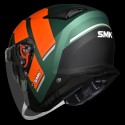 SMK GTJ ROVER MATT GREEN ORANGE BLACK (MA872) HELMET