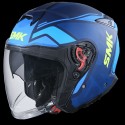 SMK GTJ TOURER MATT BLUE YELLOW (MA545) HELMET