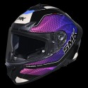 SMK TYPHOON MYSTIC GLOSS BLACK PINK BLUE (GL295) HELMET