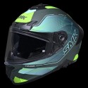 SMK TYPHOON MYSTIC MATT GREEN YELLOW (MA884) HELMET