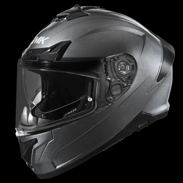 SMK TYPHOON SOLID TITANIUM GLOSS ANTHRACITE (GLDA600) HELMET