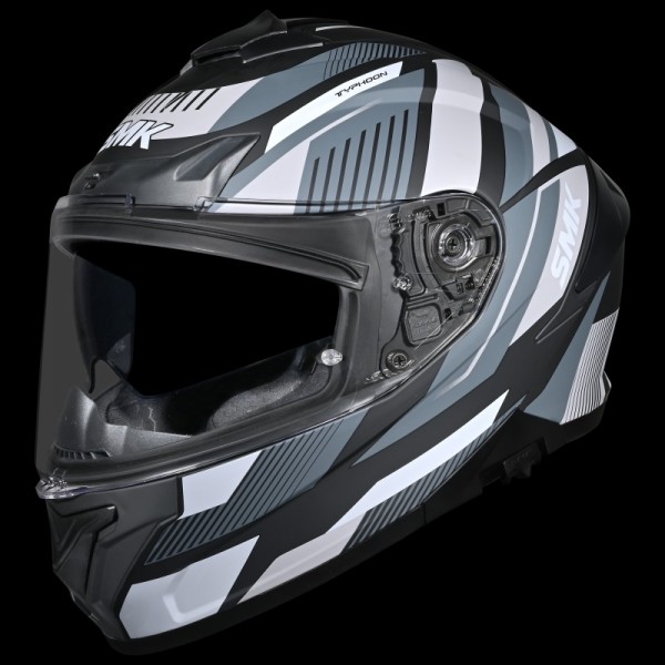 SMK TYPHOON SPARKO MATT BLUE GREY (MA266) HELMET