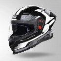 STUDDS HELIOS D1 ASPHALT DECOR BLACK & GREY HELMET