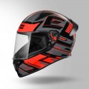 STUDDS THUNDER D3 DECOR RED & BLACK WITH SPOILER HELMET