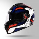 STUDDS DRIFTER D5 FIKER DECOR BLACK & BLUE HELMET