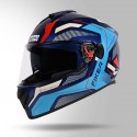 STUDDS DRIFTER D5 FIKER DECOR BLUE & BLUE HELMET