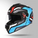 STUDDS DRIFTER D5 FIKER DECOR MATT BLUE & BLUE HELMET