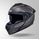 STUDDS DRIFTER D6 REBELLION DECOR MATT BLACK & GREY HELMET