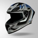 STUDDS THUNDER D9 FLASH DECOR MATT GREY & GREY HELMET