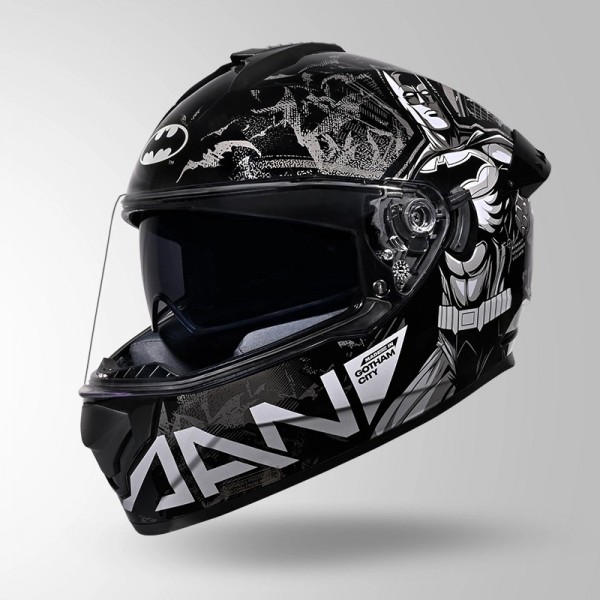 STUDDS DRIFTER BATMAN EDITION BLACK & GREY HELMET