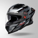 STUDDS HELIOS D2 CIRCUIT DECOR BLACK & GREY HELMET