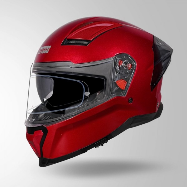 STUDDS HELIOS CHERRY RED HELMET