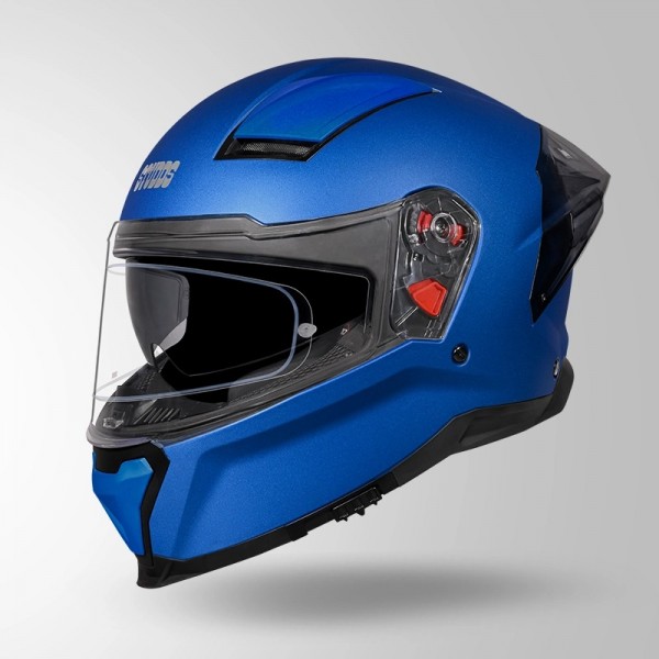 STUDDS HELIOS MATT BLUE HELMET
