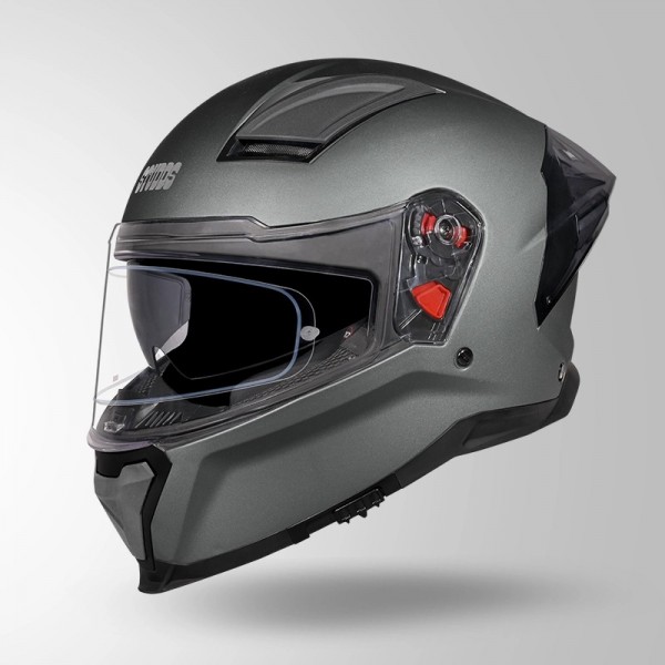 STUDDS HELIOS MATT GUN GREY HELMET