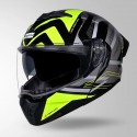 STUDDS TROOPER D3 VENTURA DECOR BLACK & YELLOW HELMET