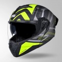 STUDDS TROOPER D3 VENTURA DECOR MATT BLACK & YELLOW HELMET