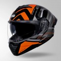 STUDDS TROOPER D3 VENTURA DECOR BLACK & ORANGE HELMET