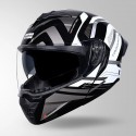 STUDDS TROOPER D3 VENTURA DECOR BLACK & WHITE HELMET