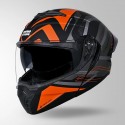 STUDDS TROOPER D3 VENTURA DECOR MATT BLACK & ORANGE HELMET