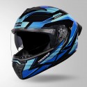 STUDDS TROOPER D4 RACE DECOR BLACK & BLUE HELMET