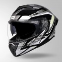 STUDDS TROOPER D4 RACE DECOR BLACK / YELLOW & GREY HELMET