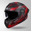 STUDDS TROOPER D4 RACE DECOR MATT BLACK & RED HELMET