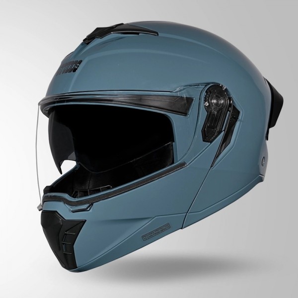 STUDDS TROOPER DV SHARK SKIN BLUE HELMET