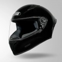 STUDDS THUNDER BLACK WITH SPOILER HELMET