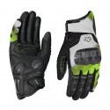 VIATERRA HOLESHOT PRO SEMI GAUNTLET HYBRID RIDING GLOVES GREEN