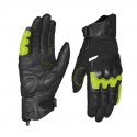 VIATERRA HOLESHOT SHORT RIDING GLOVES FLOURESCENT GREEN