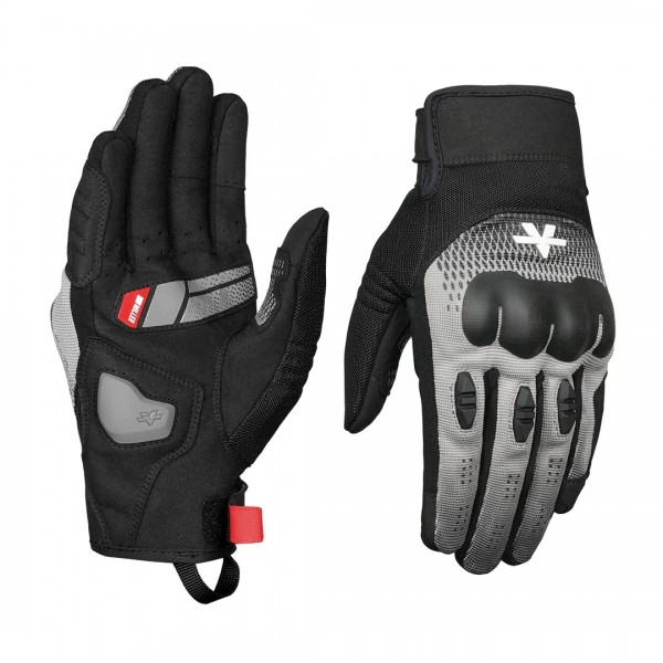 VIATERRA MILLAR URBAN MOTORCYCLE RIDING GLOVES GREY
