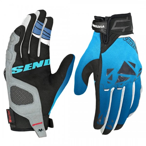 VIATERRA ROOST V2 OFFROAD MOTORCYCLE GLOVES AQUA